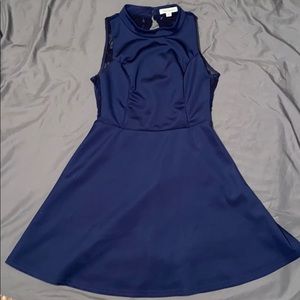 Navy blue elegant dress
